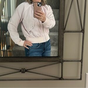 Women's Pink  Free people Bomber Jacket